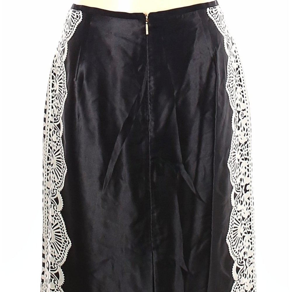 Tory Burch Silk Blend Skirt Size 12 NWT - Picture 2 of 2